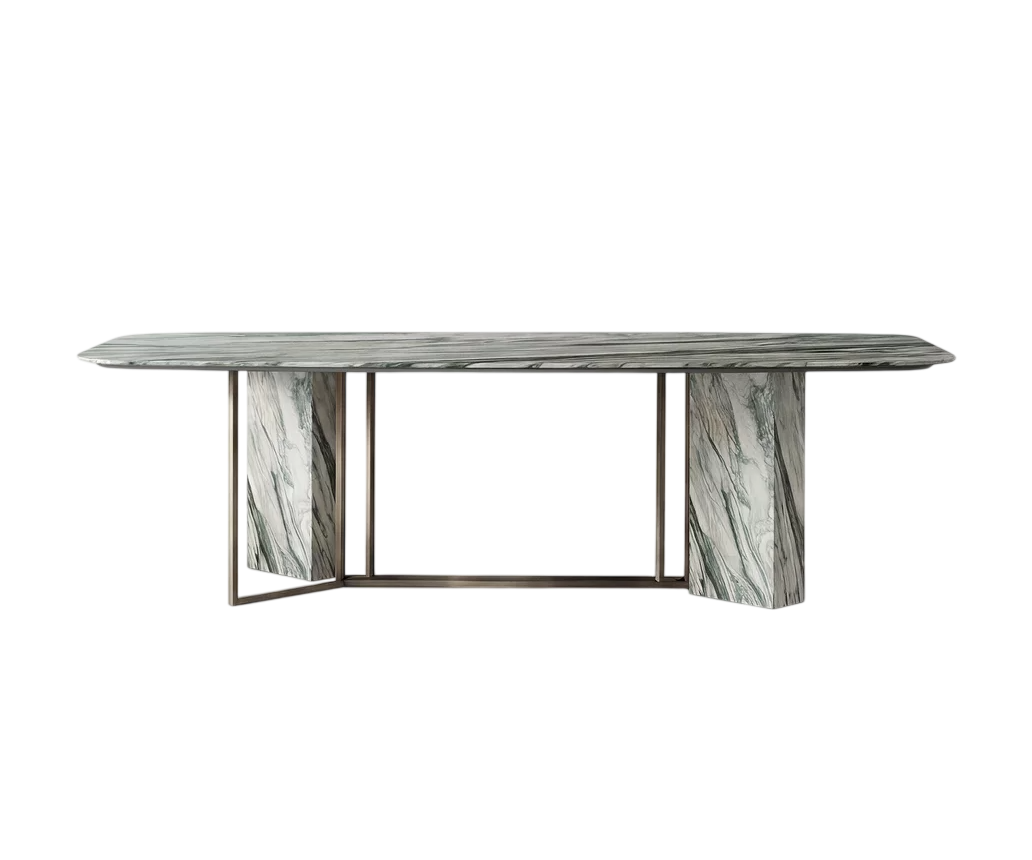 Plinto Limited Edition Dining Table by Meridiani in Cipollino marble Casa Design Group