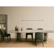 Plinto Limited Edition Dining Table by Meridiani in Cipollino marble Casa Design Group