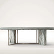 Plinto Limited Edition Dining Table by Meridiani in Cipollino marble Casa Design Group