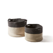 Contemporary Podor Outdoor Baskets by Cassina with vibrant woven design – Casa Design Group