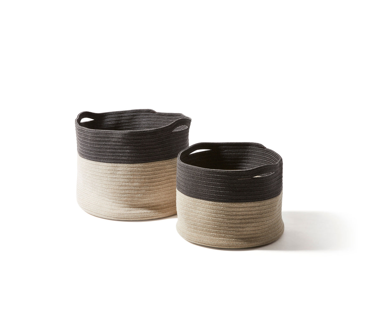 Contemporary Podor Outdoor Baskets by Cassina with vibrant woven design – Casa Design Group