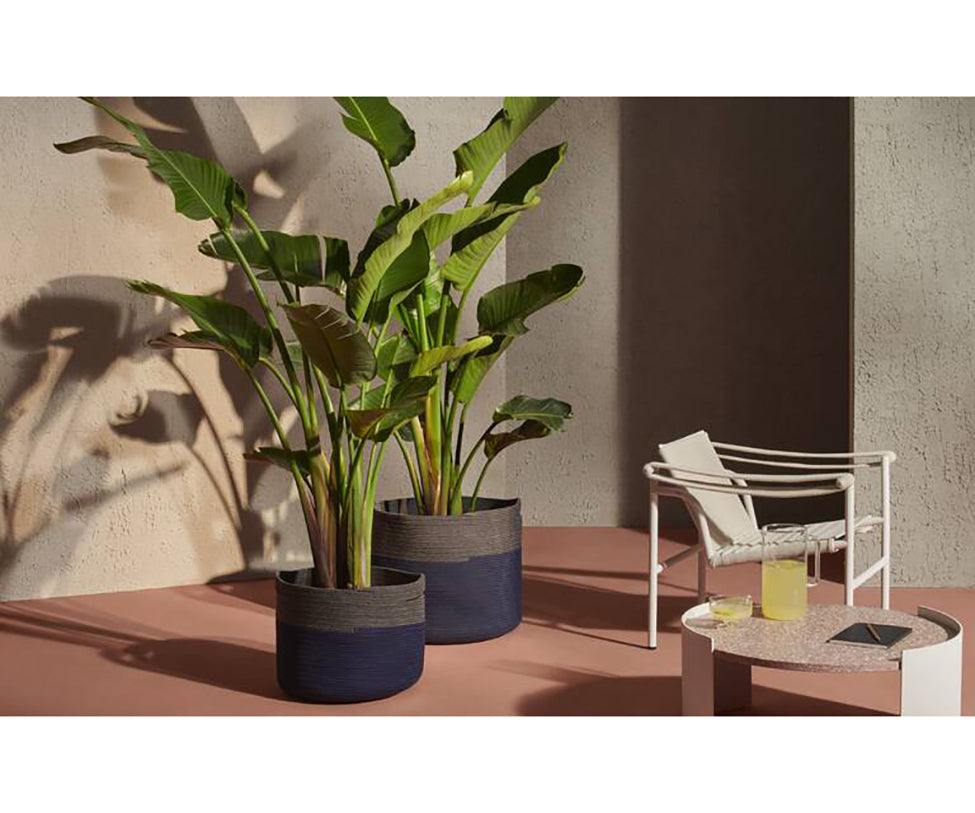 Contemporary Podor Outdoor Baskets by Cassina with vibrant woven design – Casa Design Group