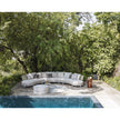 Luxury Ponente Pouf by Atmosphera in Outdoor Fabric Casa Design Group