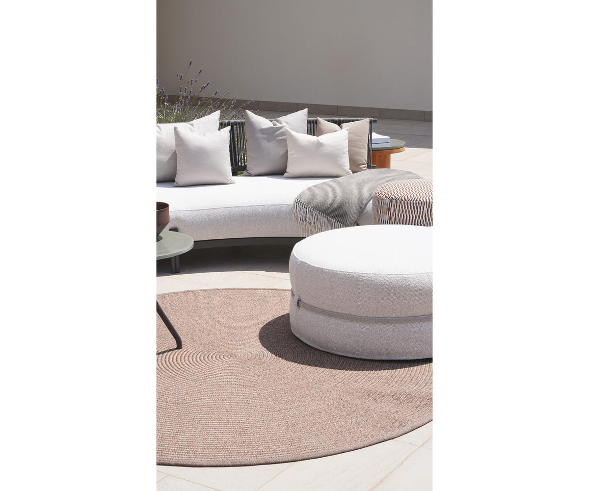 Luxury Ponente Pouf by Atmosphera in Outdoor Fabric Casa Design Group