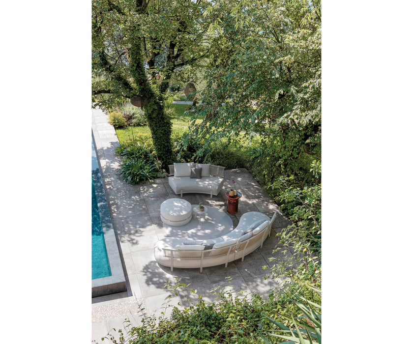 Luxury Ponente Pouf by Atmosphera in Outdoor Fabric Casa Design Group