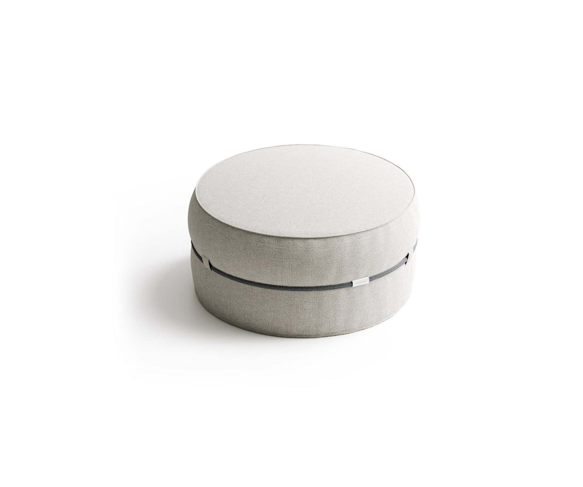 Luxury Ponente Pouf by Atmosphera in Outdoor Fabric Casa Design Group
