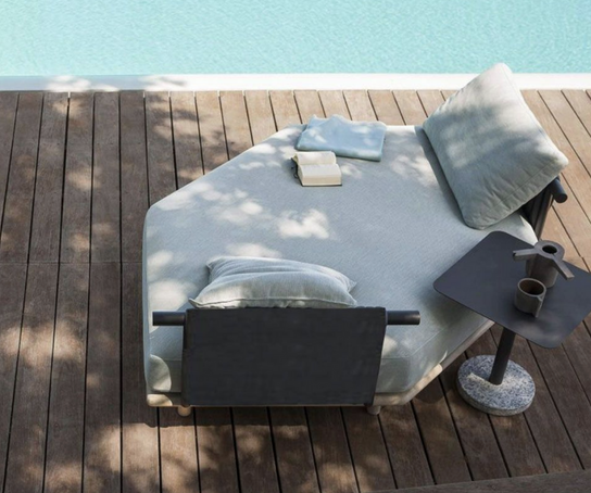 High end Eden Hexagonal Sofa - Batyline back by Roda Casa Design