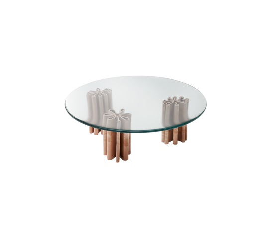 Handcrafted Primula Glass Outdoor Coffee Table by Paola Lenti Casa Design Group