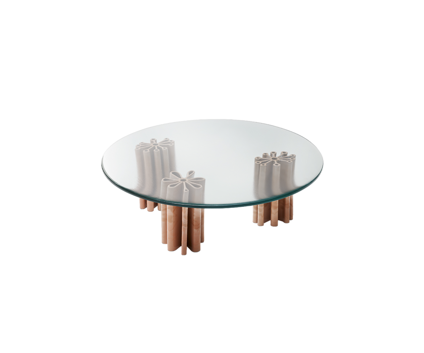 Handcrafted Primula Glass Outdoor Coffee Table by Paola Lenti Casa Design Group