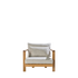 Elegant Teak Pure Outdoor Lounge Chair by Tribù | Casa Design Group