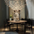 Q2 Pendant Light with Curved Nickel Structure by Baxter | Casa Design Group