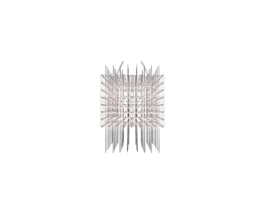 Q3 Pendant Light with Nickel Structure and Glass Sticks by Baxter | Casa Design Group