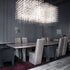 Q3 Pendant Light with Nickel Structure and Glass Sticks by Baxter | Casa Design Group