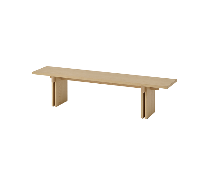 Kendo RAK Architectural Wood Bench | Casa Design Group