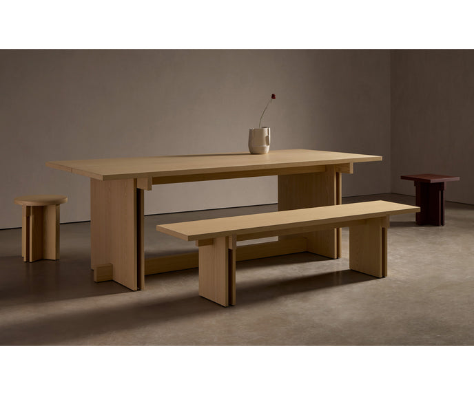 Kendo RAK Architectural Wood Bench | Casa Design Group