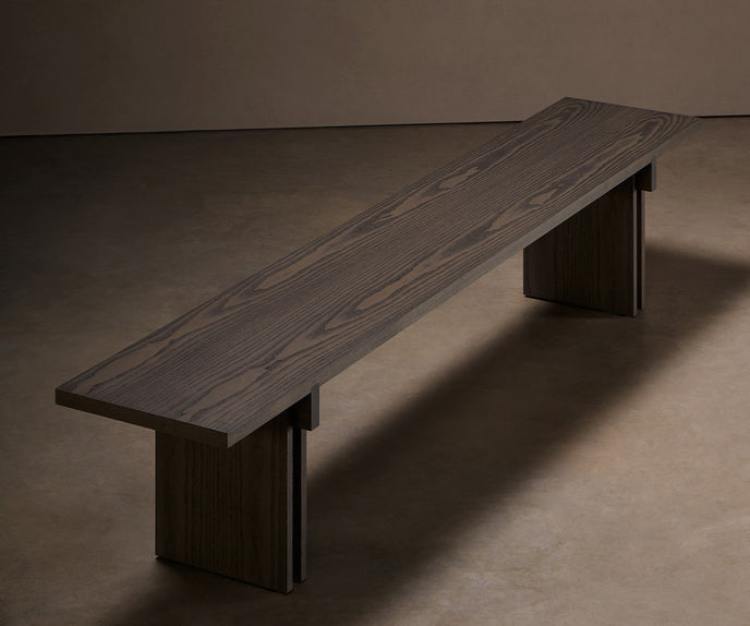 Kendo RAK Architectural Wood Bench | Casa Design Group