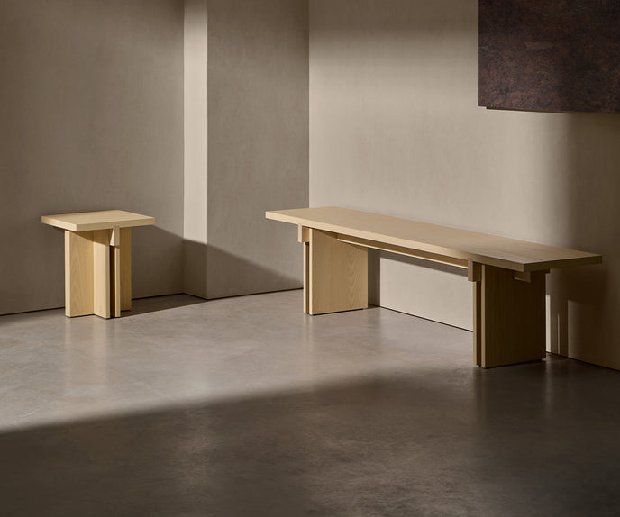 Kendo RAK Architectural Wood Bench | Casa Design Group