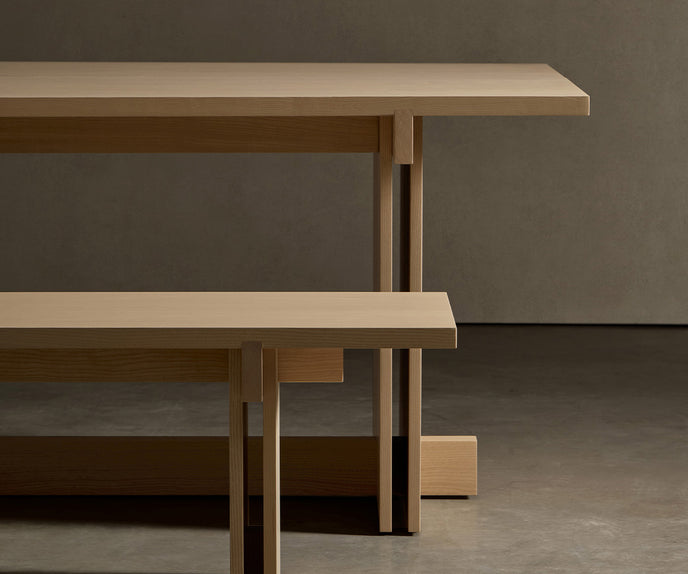 Kendo RAK Architectural Wood Bench | Casa Design Group