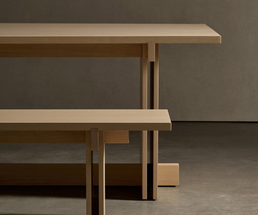 Kendo RAK Architectural Wood Bench | Casa Design Group