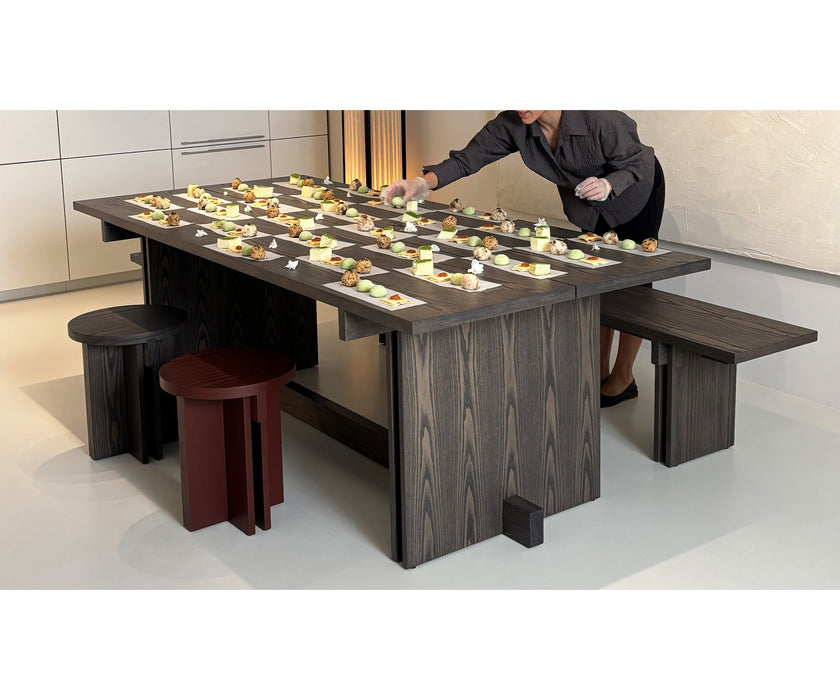Kendo RAK Architectural Wood Bench | Casa Design Group