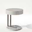 Ralf Contemporary C Table with Marble Base and Lacquered Wood Top by Meridiani | Casa Design Group