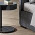 Ralf Contemporary C Table with Marble Base and Lacquered Wood Top by Meridiani | Casa Design Group