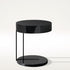 Ralf Contemporary C Table with Marble Base and Lacquered Wood Top by Meridiani | Casa Design Group