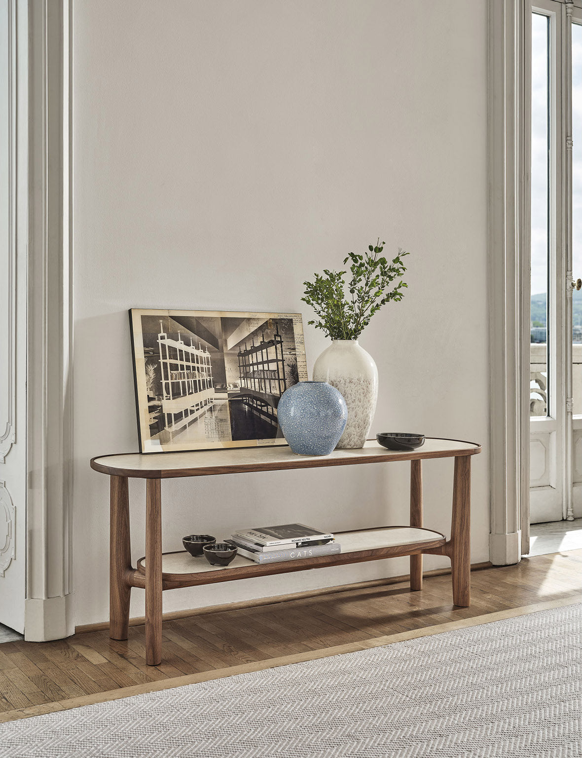 High End Rami Back Sofa Console by Porada Casa Design Group