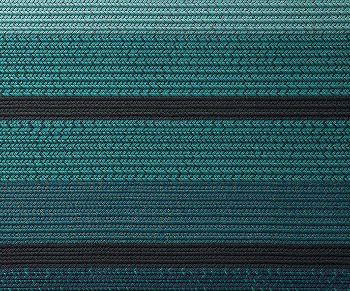 Ray Outdoor Rug by Paola Lenti | Modular design featuring solid and blend colors | Casa Design Group