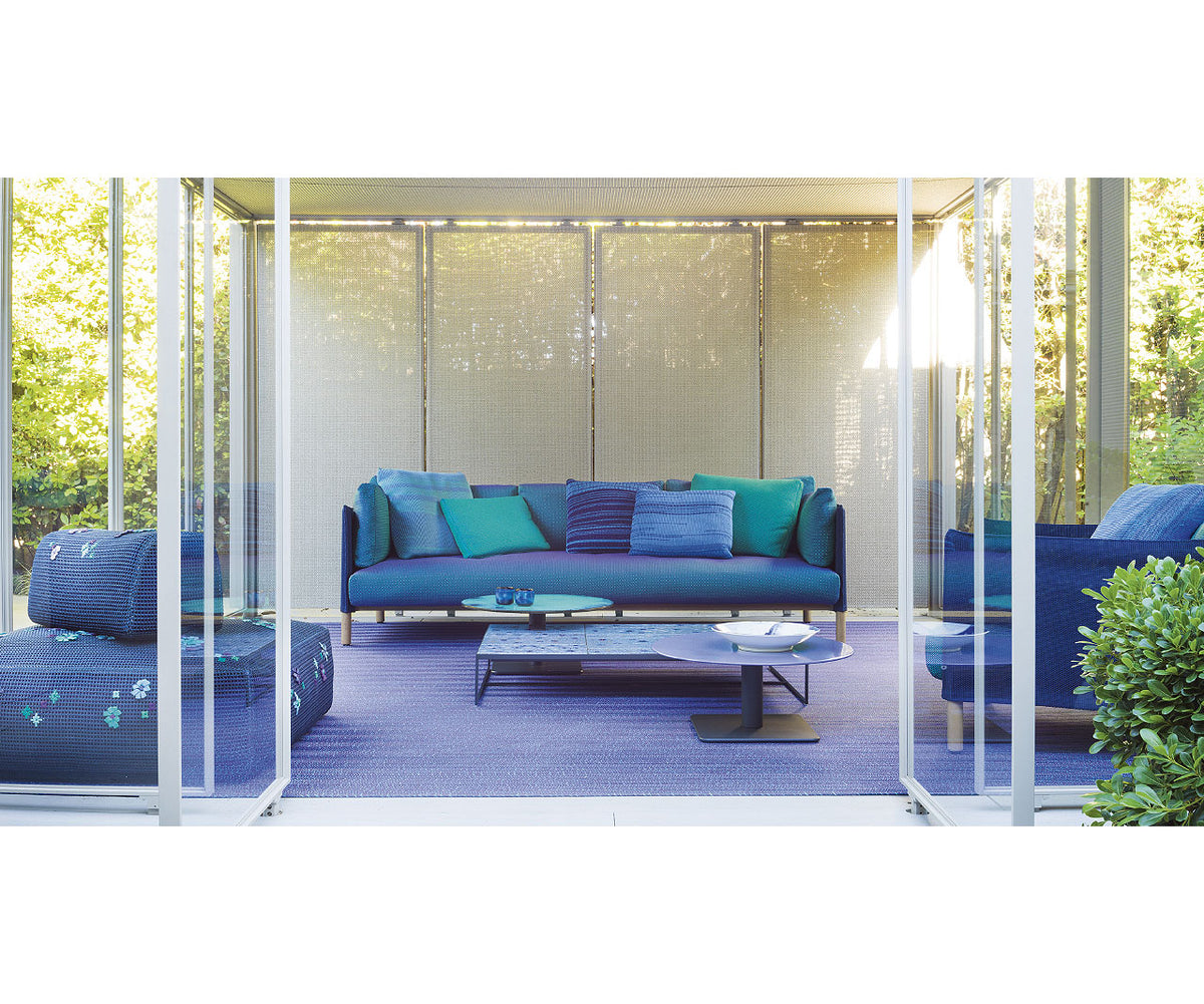 Ray Outdoor Rug by Paola Lenti | Modular design featuring solid and blend colors | Casa Design Group