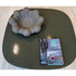 Regent Coffee Table RTQ09 by Molteni&C designed by Vincent Van Duysen with burnished metal base and lava stone top Casa Design Group