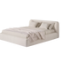 René Bed by Meridiani with soft rounded upholstered design Casa Design Group