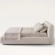 René Bed by Meridiani with soft rounded upholstered design Casa Design Group