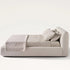 René Bed by Meridiani with soft rounded upholstered design Casa Design Group