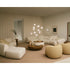 René Curved Modular Sofa by Meridiani with sculptural curved design