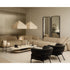 René Curved Modular Sofa by Meridiani with sculptural curved design