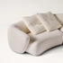 René Curved Modular Sofa by Meridiani with sculptural curved design