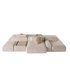 René Suite Modular Sofa by Meridiani with integrated ceramic trays