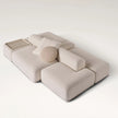 René Suite Modular Sofa by Meridiani with integrated ceramic trays