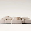 René Suite Modular Sofa by Meridiani with integrated ceramic trays
