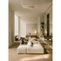 René Suite Modular Sofa by Meridiani with integrated ceramic trays