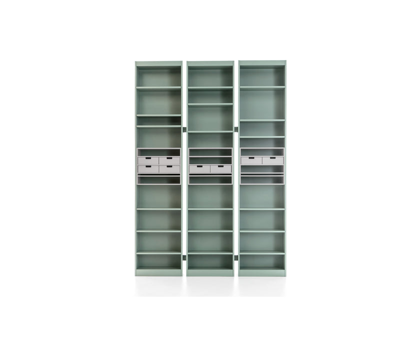 Rialto modular wood bookcase by Cassina designed by Carlo Scarpa