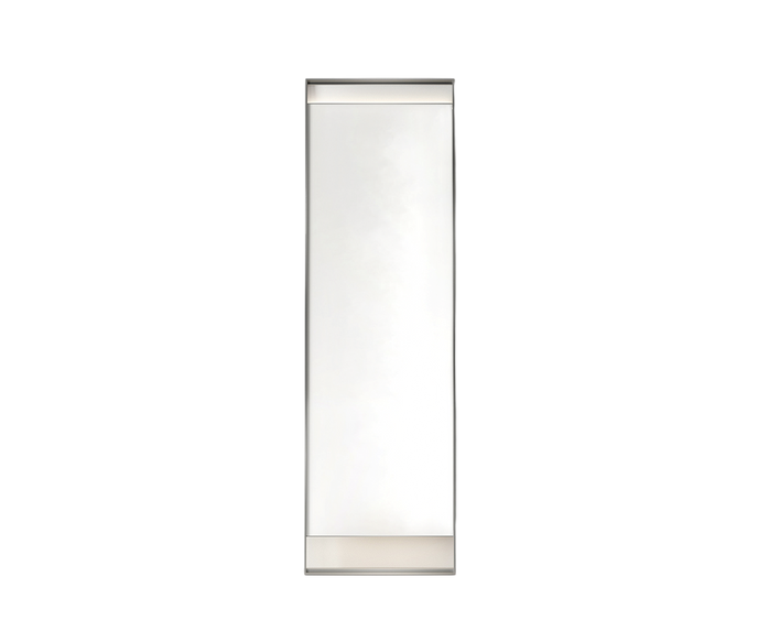 Rialto Mirrors with slender aluminum frames, rectangular reflective surfaces and optional integrated LED lighting by Rimadesio | Casa Design Group