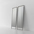 Rialto Mirrors with slender aluminum frames, rectangular reflective surfaces and optional integrated LED lighting by Rimadesio | Casa Design Group