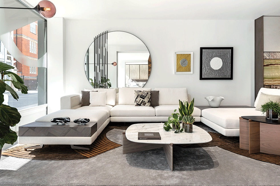 High End Rift Mirror by Giorgetti Casa Design Group