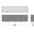 Riga Sideboard floor sample, Canaletta walnut structure, and satin chrome metal base – Casa Design Group