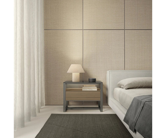 High-End Rialto Nightstand by Rimadesio with Elegant Glass and Wood Details | Casa Design Group