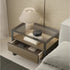 High-End Rialto Nightstand by Rimadesio with Elegant Glass and Wood Details | Casa Design Group