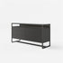 High-End Rialto Nightstand by Rimadesio with Contemporary Glass and Wood Design | Casa Design Group