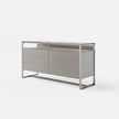 High-End Rialto Nightstand by Rimadesio with Contemporary Glass and Wood Design | Casa Design Group